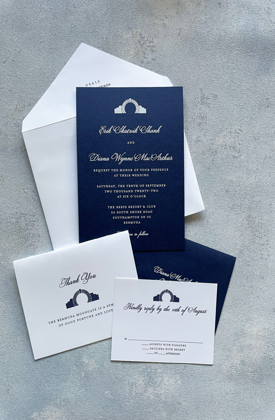 blue-paper-and-white-ink-invitation-card