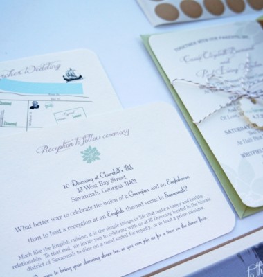 succulent wedding invitation