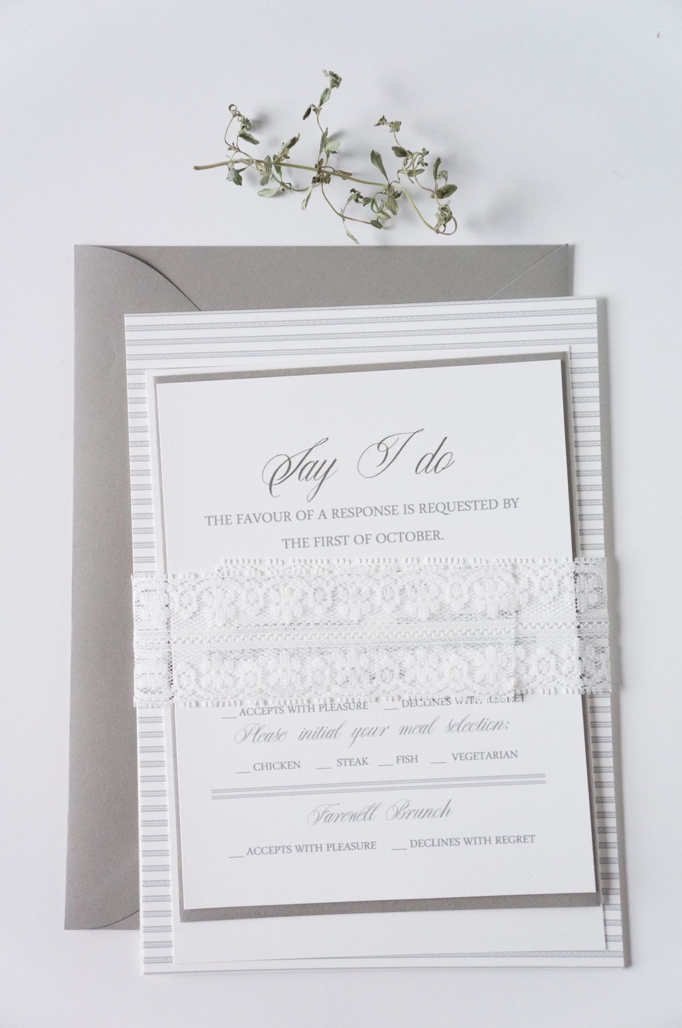 lace invitation