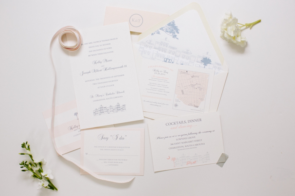 charleston wedding invite