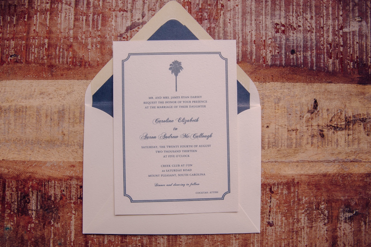 palm tree invite