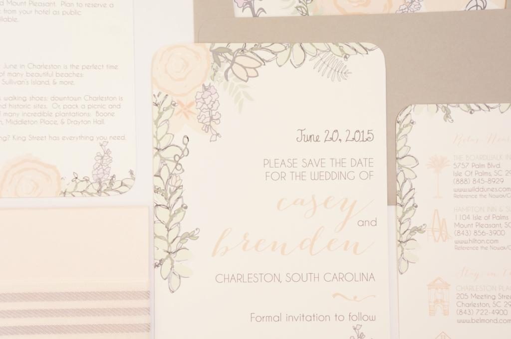 flower save the date