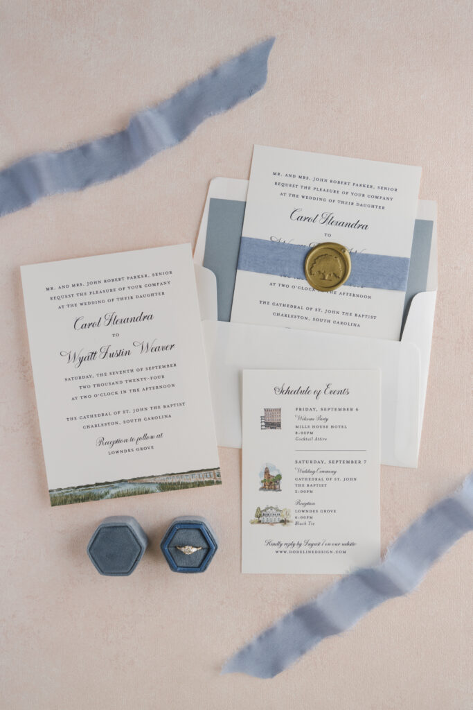 Lowcountry Marsh Wedding Invitation